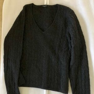 Magaschoni Cashmere Longsleeve Cableknit Sweater